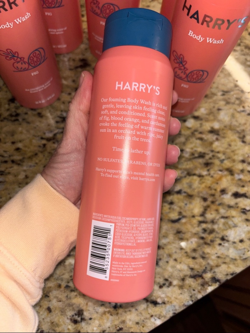 🆕 Harry’s Fig Body Wash - Pink - Picture 4 of 6